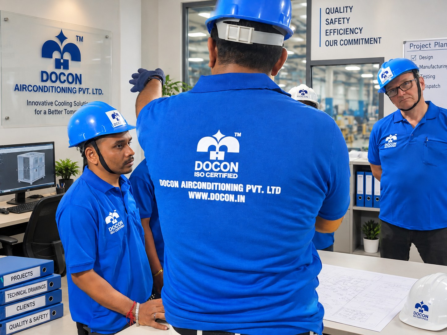 DOCON AirConditioning team at work